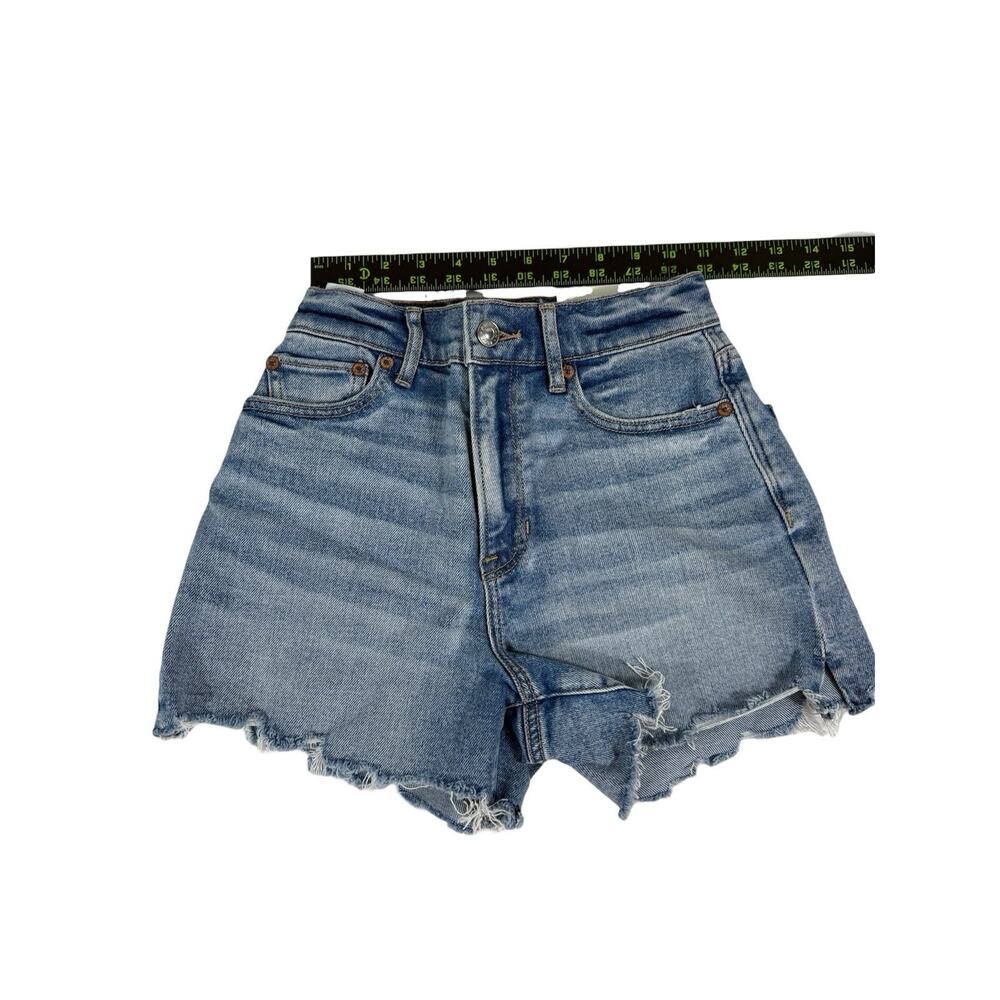 American Eagle Shorts Sz 000 Highest Rise 90s Boyfriend Short Blue Denim
